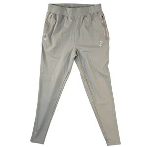 Revlutn Beige Tan Jogger Athletic Zip Pocket Pants Size Medium